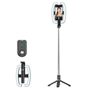 Selfie Stick con Ring Light e Treppiede per smartphone Android