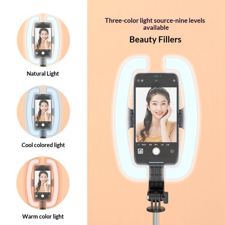 Selfie Stick con Ring Light e Treppiede per smartphone