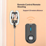 Selfie Stick con Ring Light e Treppiede per smartphone