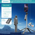 Stabilizzatore portatile P18TK con treppiede e selfie stick