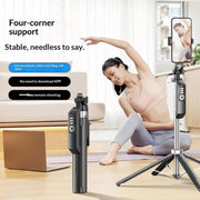 Stabilizzatore portatile P18TK con treppiede e selfie stick
