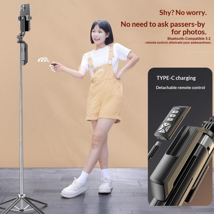 Stabilizzatore portatile P18TK con treppiede e selfie stick