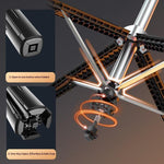 Stabilizzatore portatile P18TK con treppiede e selfie stick