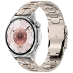Cinturino per orologio in titanio con chiusura pieghevole Steel Kongman., 22mm