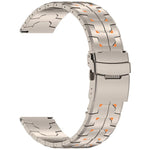 Cinturino per orologio in titanio con chiusura pieghevole Steel Kongman., 22mm