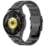 Cinturino per orologio in titanio con chiusura pieghevole Steel Kongman., 22mm