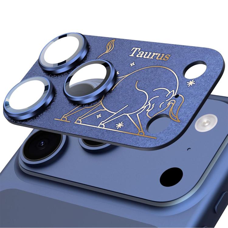 Pellicola protettiva in metallo satinato a copertura totale integrata Twelve Constellations Armor per iPhone 17 Pro Max., Aries, Virgo, Taurus, Cancer, Capricorn, Sagittarius, Leo, Pisces