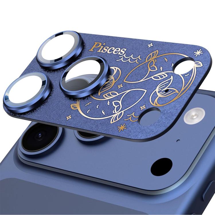 Pellicola protettiva in metallo satinato a copertura totale integrata Twelve Constellations Armor per iPhone 17 Pro Max., Aries, Virgo, Taurus, Cancer, Capricorn, Sagittarius, Leo, Pisces