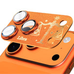 Pellicola protettiva in metallo satinato a copertura totale integrata Twelve Constellations Armor per iPhone 17 Pro Max., Gemini, Aquarius, Libra, Scorpio