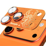 Pellicola protettiva in metallo satinato a copertura totale integrata Twelve Constellations Armor per iPhone 17 Pro Max., Gemini, Aquarius, Libra, Scorpio
