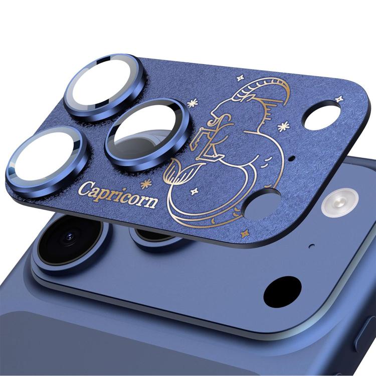 Pellicola protettiva integrata in metallo satinato a copertura totale Twelve Constellations Armor per iPhone 17 Pro., Scorpio, Libra, Aquarius, Gemini, Pisces, Leo, Sagittarius, Capricorn