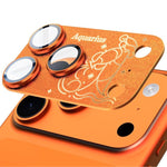 Pellicola protettiva integrata in metallo satinato a copertura totale Twelve Constellations Armor per iPhone 17 Pro., Scorpio, Libra, Aquarius, Gemini, Pisces, Leo, Sagittarius, Capricorn