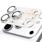 Pellicola protettiva integrata in metallo satinato a copertura totale Twelve Constellations Armor per iPhone 17 Pro., Scorpio, Libra, Aquarius, Gemini, Pisces, Leo, Sagittarius, Capricorn