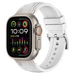 Cinturino per orologio in silicone a triplo strato rinforzato, For Apple Watch 49mm / 46mm / 45mm / 44mm, For Apple Watch 42mm / 41mm / 40mm / 38mm