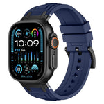 Cinturino per orologio in silicone a triplo strato rinforzato, For Apple Watch 49mm / 46mm / 45mm / 44mm, For Apple Watch 42mm / 41mm / 40mm / 38mm