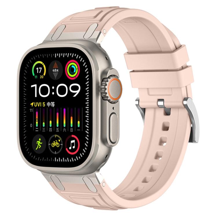 Cinturino per orologio in silicone a triplo strato rinforzato, For Apple Watch 49mm / 46mm / 45mm / 44mm, For Apple Watch 42mm / 41mm / 40mm / 38mm