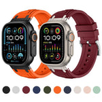 Cinturino per orologio in silicone a triplo strato rinforzato, For Apple Watch 49mm / 46mm / 45mm / 44mm, For Apple Watch 42mm / 41mm / 40mm / 38mm