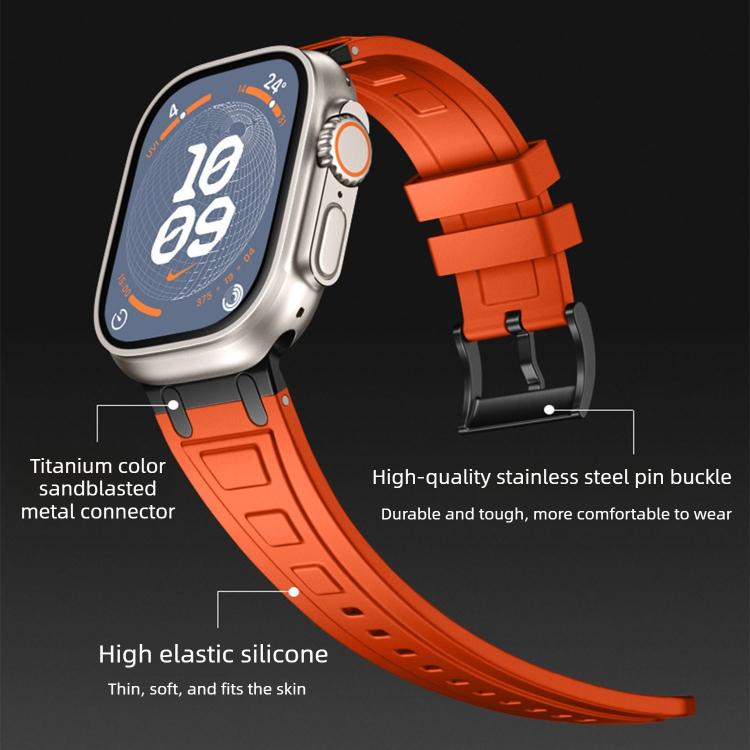 Cinturino per orologio in silicone a triplo strato rinforzato, For Apple Watch 49mm / 46mm / 45mm / 44mm, For Apple Watch 42mm / 41mm / 40mm / 38mm