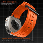 Cinturino per orologio in silicone a triplo strato rinforzato, For Apple Watch 49mm / 46mm / 45mm / 44mm, For Apple Watch 42mm / 41mm / 40mm / 38mm
