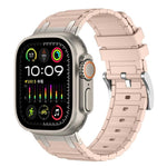 Cinturino per orologio in silicone con texture a forma di I rinforzata, For Apple Watch 49mm / 46mm / 45mm / 44mm, For Apple Watch 42mm / 41mm / 40mm / 38mm