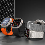 Cinturino per orologio in silicone con texture a forma di I rinforzata, For Apple Watch 49mm / 46mm / 45mm / 44mm, For Apple Watch 42mm / 41mm / 40mm / 38mm
