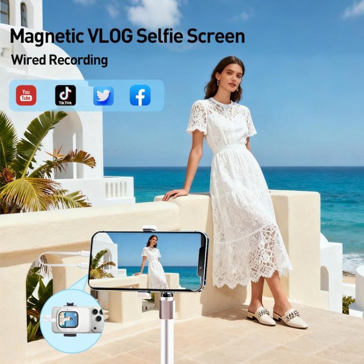 Dispositivo wireless sottile e mini magnetico per la proiezione di selfie., D12