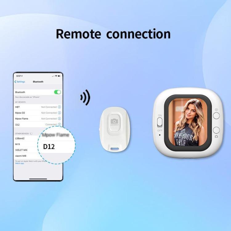 Dispositivo wireless sottile e mini magnetico per la proiezione di selfie., D12
