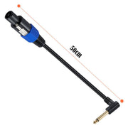 Cavo adattatore Speakon maschio a jack 6,35 mm 50 cm