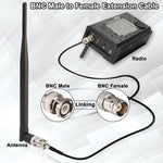 Cavo di prolunga BNC RG59U maschio-femmina JUNSUNMAY per sistemi di videosorveglianza CCTV., 50cm, 100cm, 150cm
