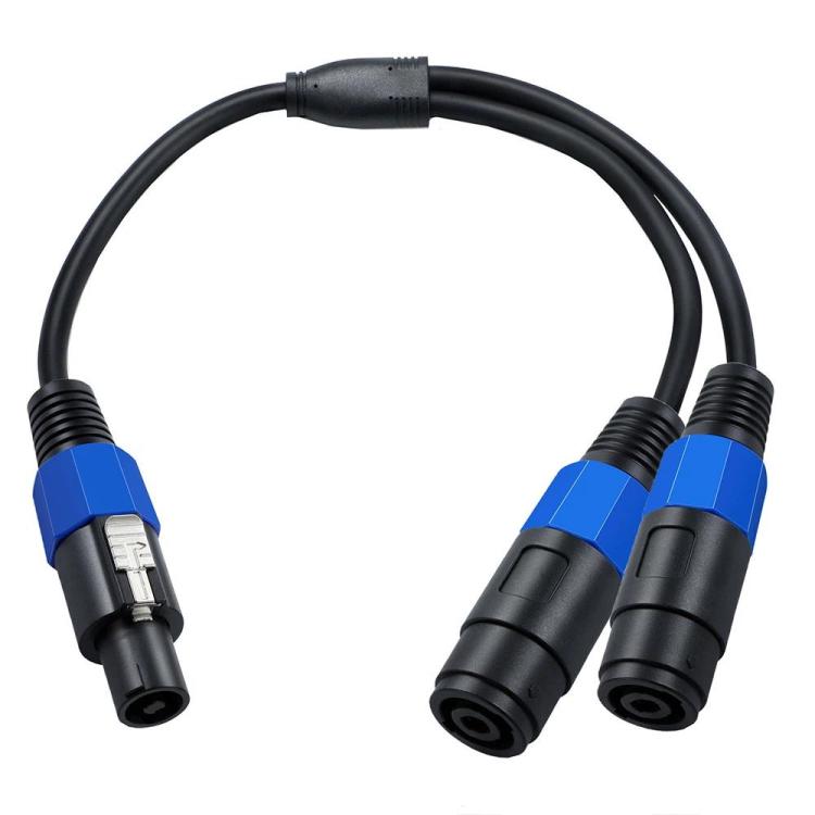 Cavo adattatore Speakon maschio a doppio Speakon femmina 50 cm