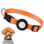Collare per animali domestici AirTag di seconda generazione / AirTag di prima generazione, in nylon, per cani e gatti., S 1.5 x 28 x 39cm, M 2.0 x 34 x 49cm, L 2.5 x 42 x 60cm
