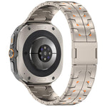 Cinturino per orologio in titanio con chiusura pieghevole Steel Kongman., For Samsung Galaxy Watch Ultra 47mm / Ultra 2025