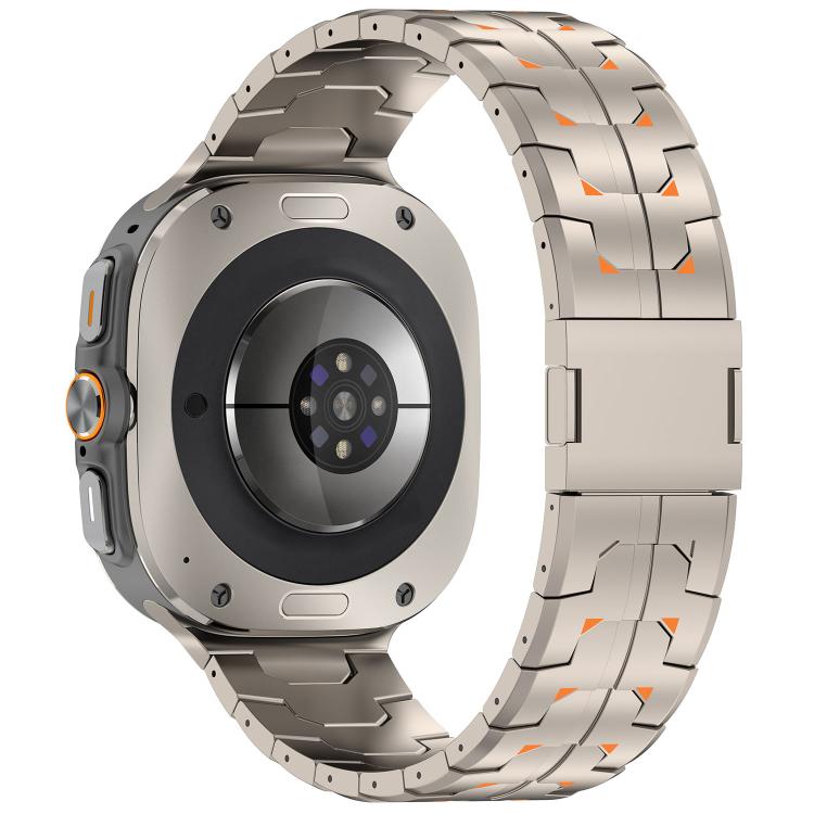 Cinturino per orologio in titanio con chiusura pieghevole Steel Kongman., For Samsung Galaxy Watch Ultra 47mm / Ultra 2025