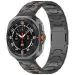 Cinturino per orologio in titanio con chiusura pieghevole Steel Kongman., For Samsung Galaxy Watch Ultra 47mm / Ultra 2025