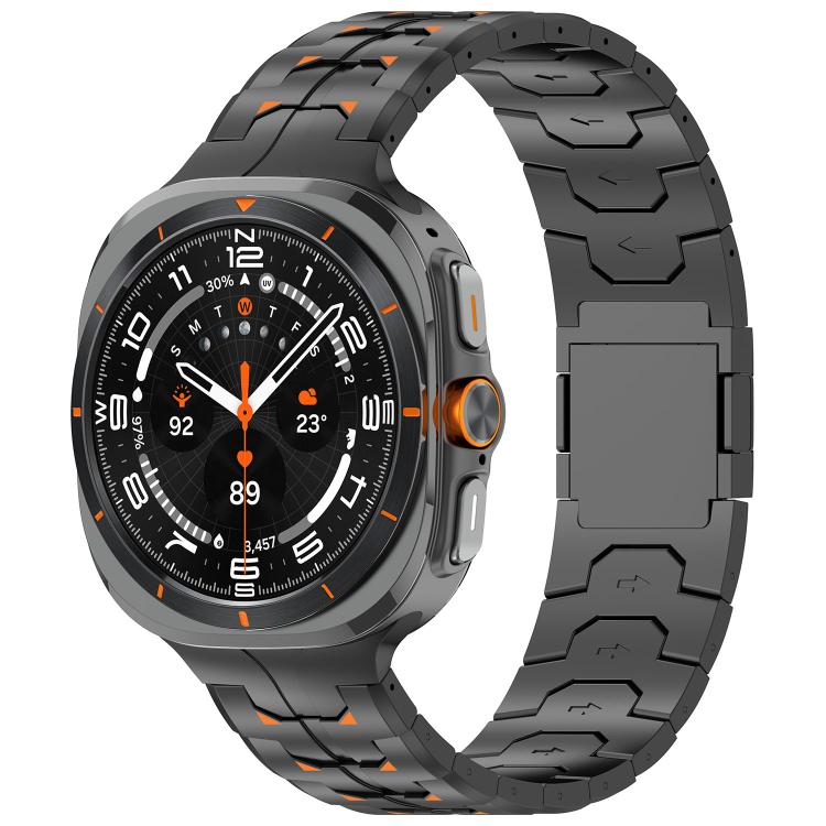 Cinturino per orologio in titanio con chiusura pieghevole Steel Kongman., For Samsung Galaxy Watch Ultra 47mm / Ultra 2025