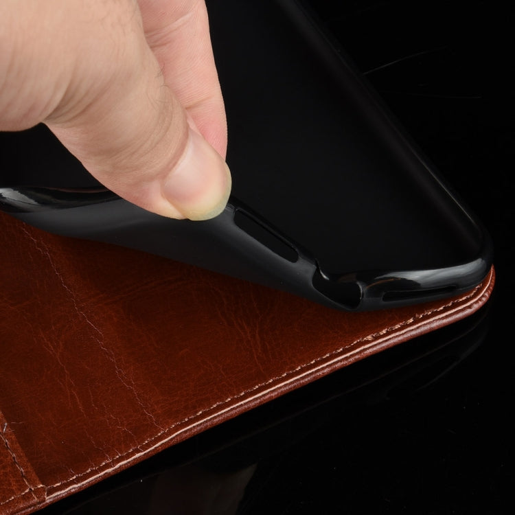 R64 Texture Custodia in pelle pieghevole orizzontale singola per Galaxy Note 10, con supporto, slot per carte e portafoglio, For Galaxy Note 10