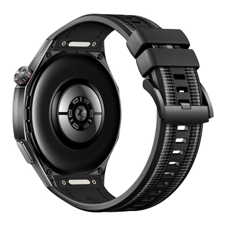 Cinturino per orologio in nylon composito e silicone con pulsante di accensione., For Huawei Watch GT 6 Pro