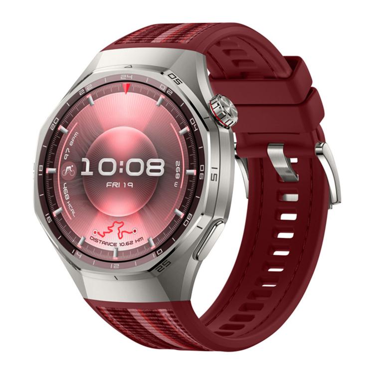 Cinturino per orologio in nylon composito e silicone con pulsante di accensione., For Huawei Watch GT 6 Pro