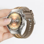 Cinturino per orologio in nylon composito e silicone con pulsante di accensione., For Huawei Watch GT 6 Pro