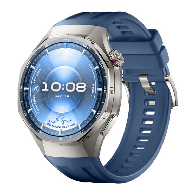 Cinturino in silicone monocolore con pulsante a pressione, For Huawei Watch GT 6 Pro