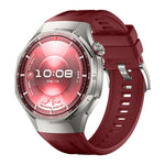 Cinturino in silicone monocolore con pulsante a pressione, For Huawei Watch GT 6 Pro