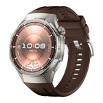 Cinturino in silicone monocolore con pulsante a pressione, For Huawei Watch GT 6 Pro