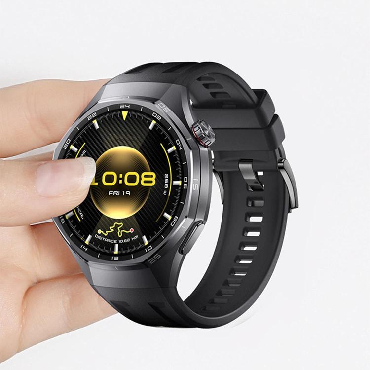 Cinturino in silicone monocolore con pulsante a pressione, For Huawei Watch GT 6 Pro