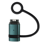 Adattatore di ricarica in metallo con cordino anti-smarrimento per smartwatch Garmin., Straight-End Style, Curved-End Style