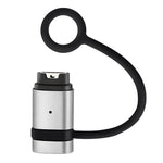 Adattatore di ricarica in metallo con cordino anti-smarrimento per smartwatch Garmin., Straight-End Style, Curved-End Style