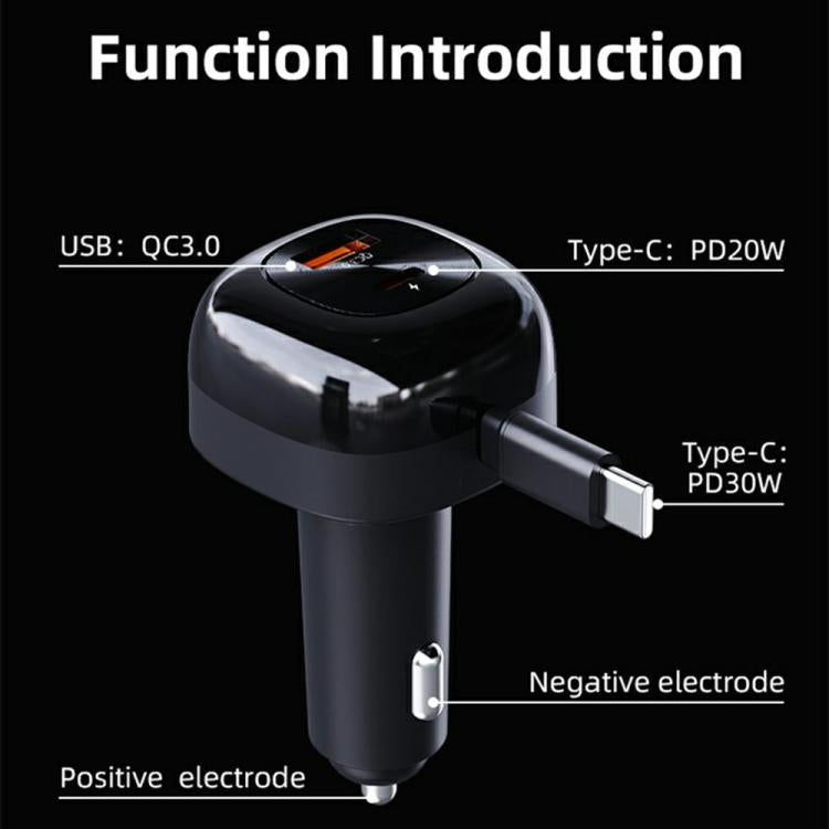 Caricabatterie da auto K10 multiporta ricarica rapida 20W