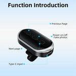 Telecomando wireless per fotocamera B3 con controllo dell'otturatore, controllo vocale intelligente e Bluetooth.