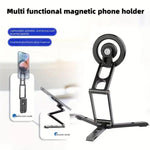 Supporto magnetico pieghevole con treppiede per smartphone