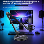 Microfono condensatore YANMAI X3R con illuminazione RGB