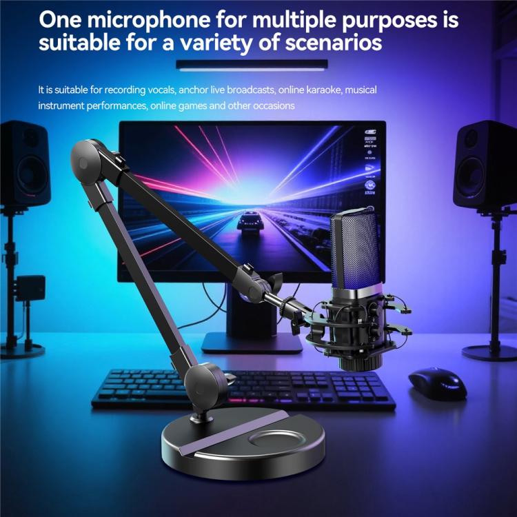 Microfono condensatore YANMAI X3R con illuminazione RGB